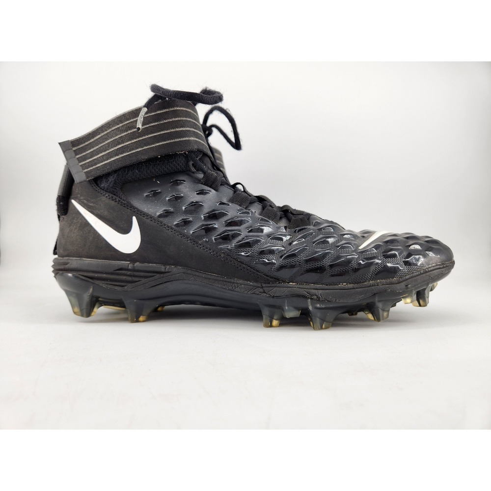 Nike Force Savage Pro 2 Football Cleats Mens 13 Black White AH4000-002 High Top - Picture 6 of 14